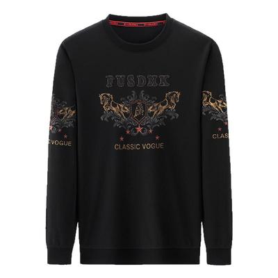 意大利男士桑蚕丝长袖T恤卫衣潮