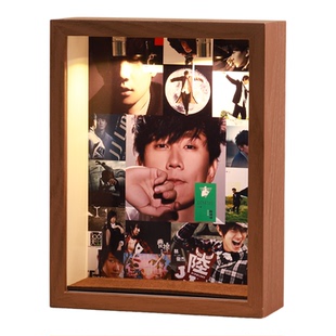 林俊杰周边创意灯光相框装饰小摆件桌面卧室氛围感摆台送朋友礼物