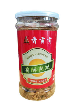香贡贡芝麻海苔香酥肉松绒185g罐