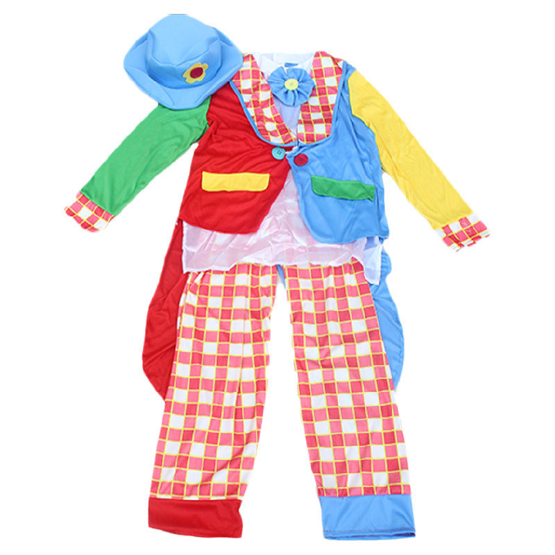 小丑服装成人演出服套装表演衣服搞笑道具生日化妆舞会男大码服饰