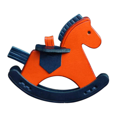 皮具小木马diy缝制意大利车挂