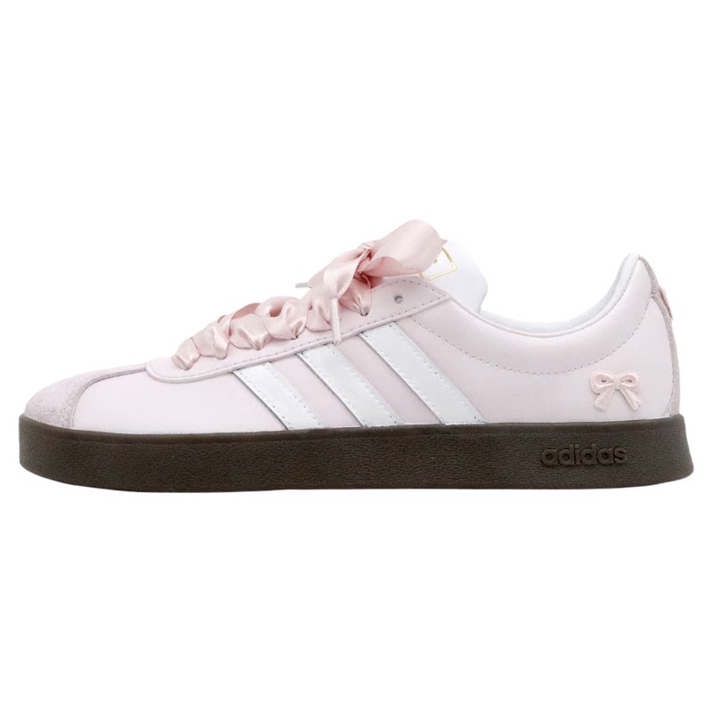 【定制球鞋】adidas neo Vl Court 树里 少女心事 粉色