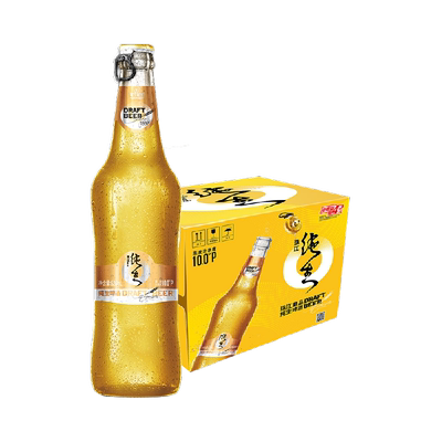 珠江啤酒10度精品纯生528ml×12瓶
