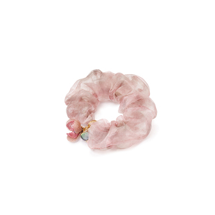 shes茜子唯爱序曲原创山茶花大肠发圈马尾发绳高级感盘发头花