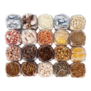 蜜袋鼯零食仓鼠面包虫干小鱼干刺猬松鼠食物花枝鼠粮食大礼包蚕蛹