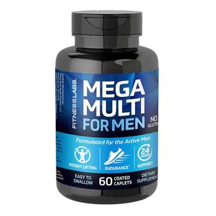 肌魔实验室男士复合维生素多种矿物质综合多维元素片VB族健身锌镁