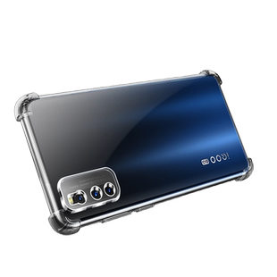 奔雀适用于iqooz1手机壳全透明高清保护套iqooz1x新款超薄简约个性硅胶外壳vivo全包镜头防摔抗震男女款软壳