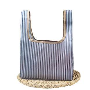 迷你小型号环保购物袋便携式手腕袋子可折叠结实耐用手提带饭盒包