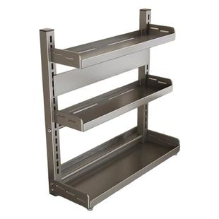 高度可调节厨房调料品置物架多功能调味料架子台面油盐酱醋收纳架