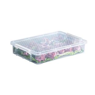 冰箱收纳盒肉类保鲜盒蔬菜冻肉分格盒子食品级食物饺子葱整理神器