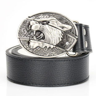 个性防身腰带带刀潮男韩版时尚百搭简约嘻哈社会青年学生男女皮带