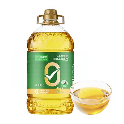 喵满分非转基因玉米油4L食用油