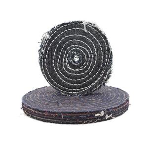 卡其布牛仔镜面抛光硬布轮粘砂布轮不锈钢金属抛光轮150-300/350