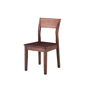 北欧实木多功能暗格椅餐椅家用靠背办公凳意式胡桃色休闲椅子储物