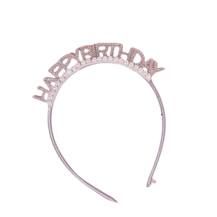 小红书同款生日快乐发光灯发箍头饰LED灯投影灯帽子拍照氛围道具