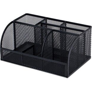 得力笔筒收纳盒办公室用品创意时尚可爱多功能桌面文具收纳盒大容量笔筒摆件笔架收纳学生个性办公桌笔筒