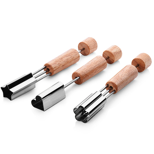 冷菜造型模具果蔬打花抽芯器萝卜压花器冷菜厨房创意小工具水果切