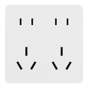 86型多功能插座暗装墙壁家用一开8八孔插座带开关4六孔十孔多孔插