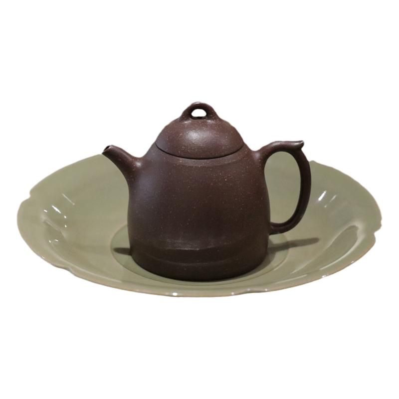 陈腐老紫泥小品秦权壶