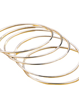 时尚风森系三生三世纯银手镯