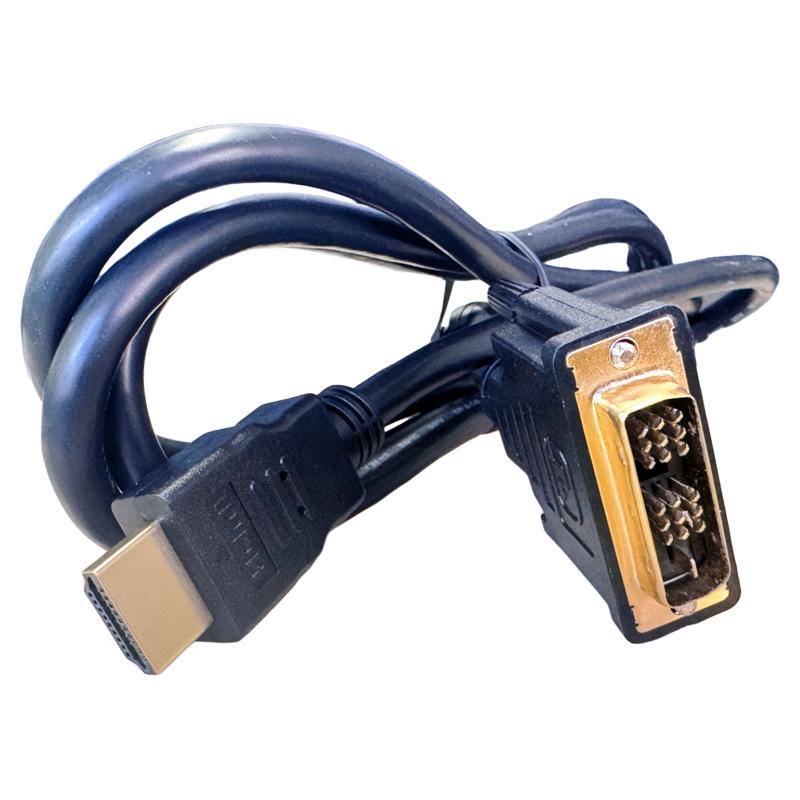 州海1.5米 HDMI转DVI4K高清转接线 互转电脑电视显示器DVI转HDMI