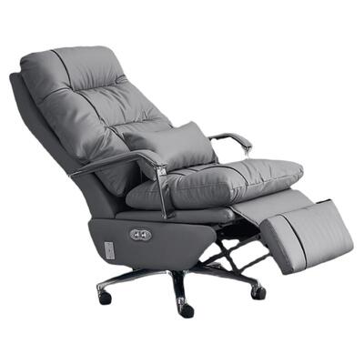 户奇T30-2真皮老板椅牛皮电脑椅