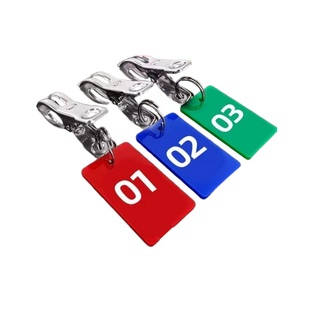 叫号码夹子编号姓名牌亚克力学生晾衣服挂件挂绳防水名字定制部队