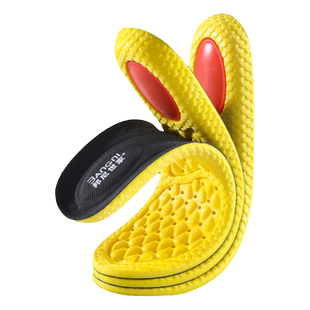 减震气垫运动鞋垫男吸汗防臭踩屎感足弓透气软舒适久站加厚女军训