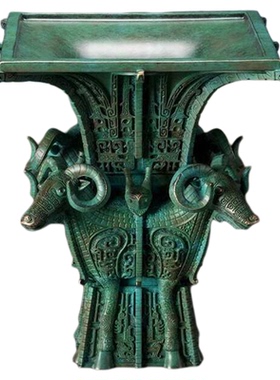 铜师傅青铜方尊客厅铜工艺品