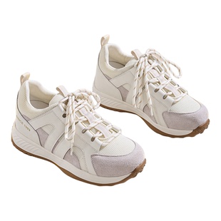 星期六6.5CM内增高阿甘鞋女网面透气厚底小个子女鞋百搭德训鞋