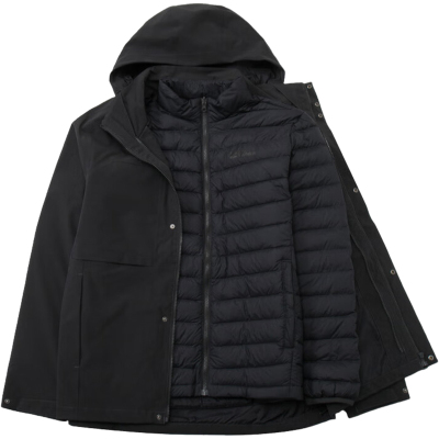 Jack wolfskin/狼爪正品宽松男士三合一冲锋衣A62258-6350