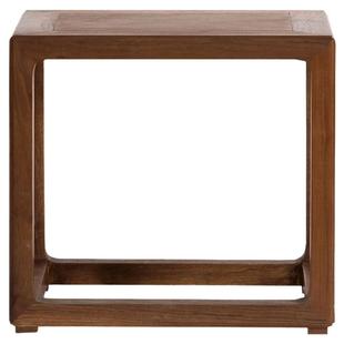 新中式凳子实木茶桌凳子茶凳家用换鞋凳小板凳老榆木茶凳子小方凳