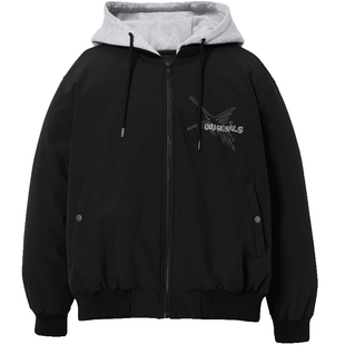 【假两件轻薄羽绒服】杰克琼斯颜值轻羽短款男冬连帽外套夹克男装