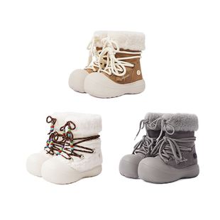 【林小宅同款】KILLWINNER 短毛长筒雪地靴 冬款加绒靴男女同款KW