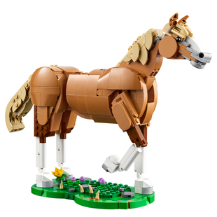 乐高官方旗舰店正品31166健美的马儿积木儿童益智拼装玩具礼物