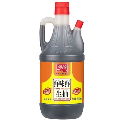 加加鲜味鲜生抽800ml酿造酱油