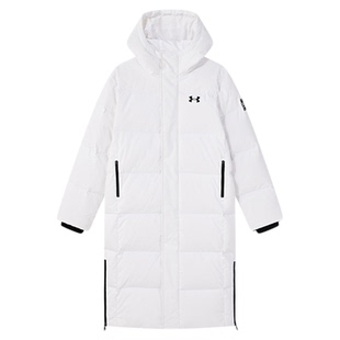 【UAKIDS热力羽绒】安德玛儿童长款羽绒服男女童三防连帽加厚外套