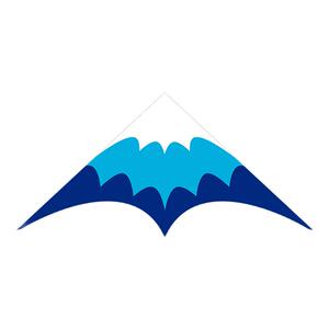 网红卡通雪山空中舞者微风易飞