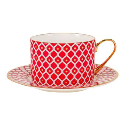 Lomonosov俄罗斯皇家瓷器star系列骨瓷咖啡红茶杯茶壶礼盒装礼物