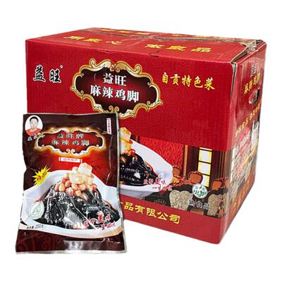 益旺无骨麻辣鸡爪开袋即食整箱