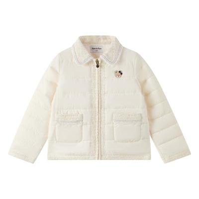 【索罗娜】PawinPaw卡通小熊童装25年冬季新款女童棉服小香风