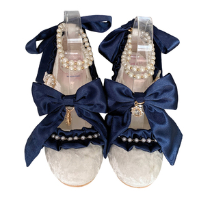 定金【缎带圣歌新色】优雅复古重工cla花嫁华丽高跟原创lolita鞋