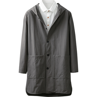 春季休闲韩版薄款男士外套风衣