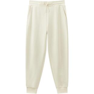 AIGLE艾高春秋季户外休闲运动束脚修身卫速干裤长黑色裤子女士裤