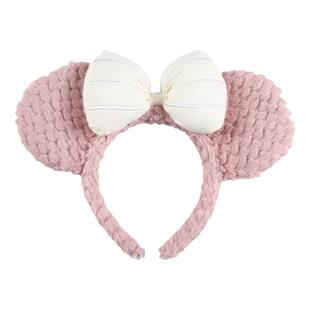 可爱迪士尼乐园头饰米奇发箍女超大蝴蝶结在逃公主头箍星黛露发饰