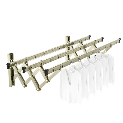 小阳台侧面小尺寸晾衣杆悬挂式