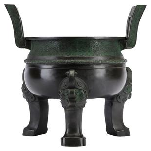 黄铜鼎摆件《楚大鼎》仿古青铜鼎家居客厅办公室公司开业乔迁礼品