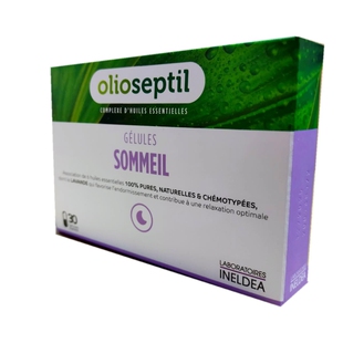 现货法国Ineldea Olioseptil Sommeil复合精油助眠胶囊30粒28年6