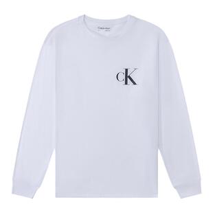 Calvin Klein 卡尔文·克莱恩 CK男装休闲圆领长袖男 套头上衣男