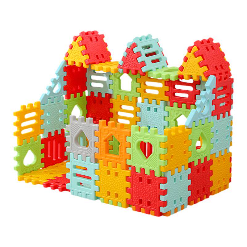 幼儿园益智积木拼搭方块雪花片
